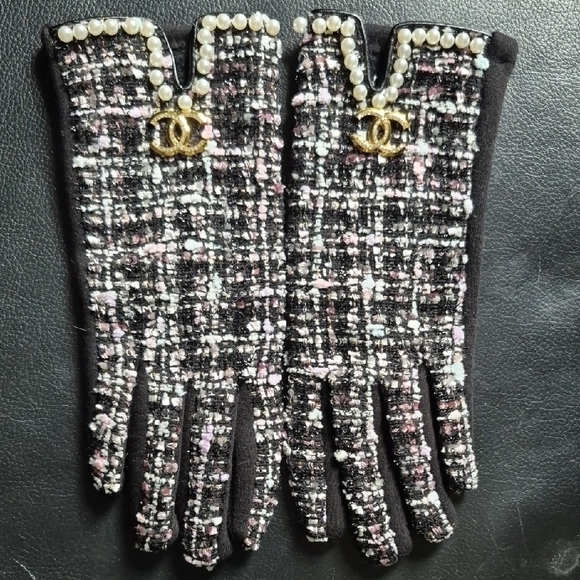 Accessories - TWEED/ KNIT GLOVES